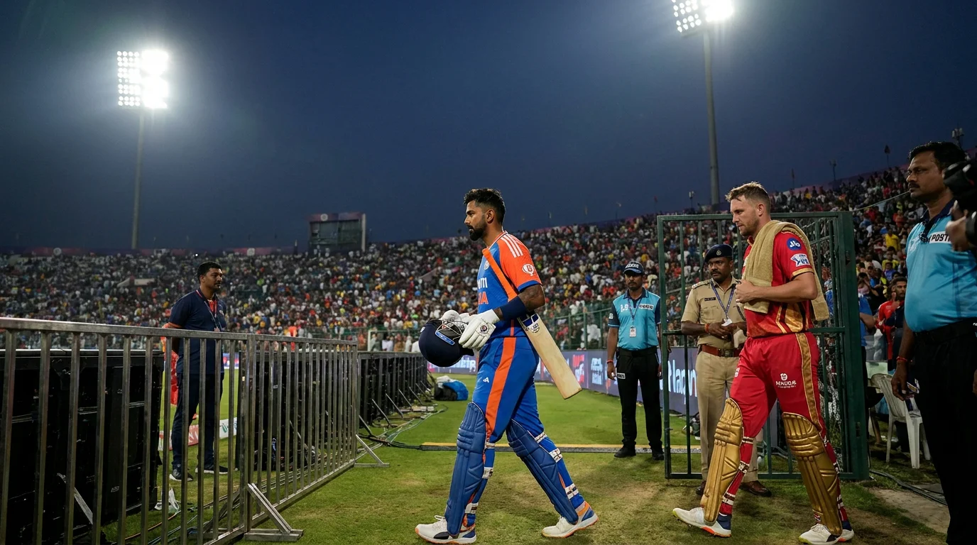 IPL T20 batter walks to the crease as an Impact Player after a tactical substitution