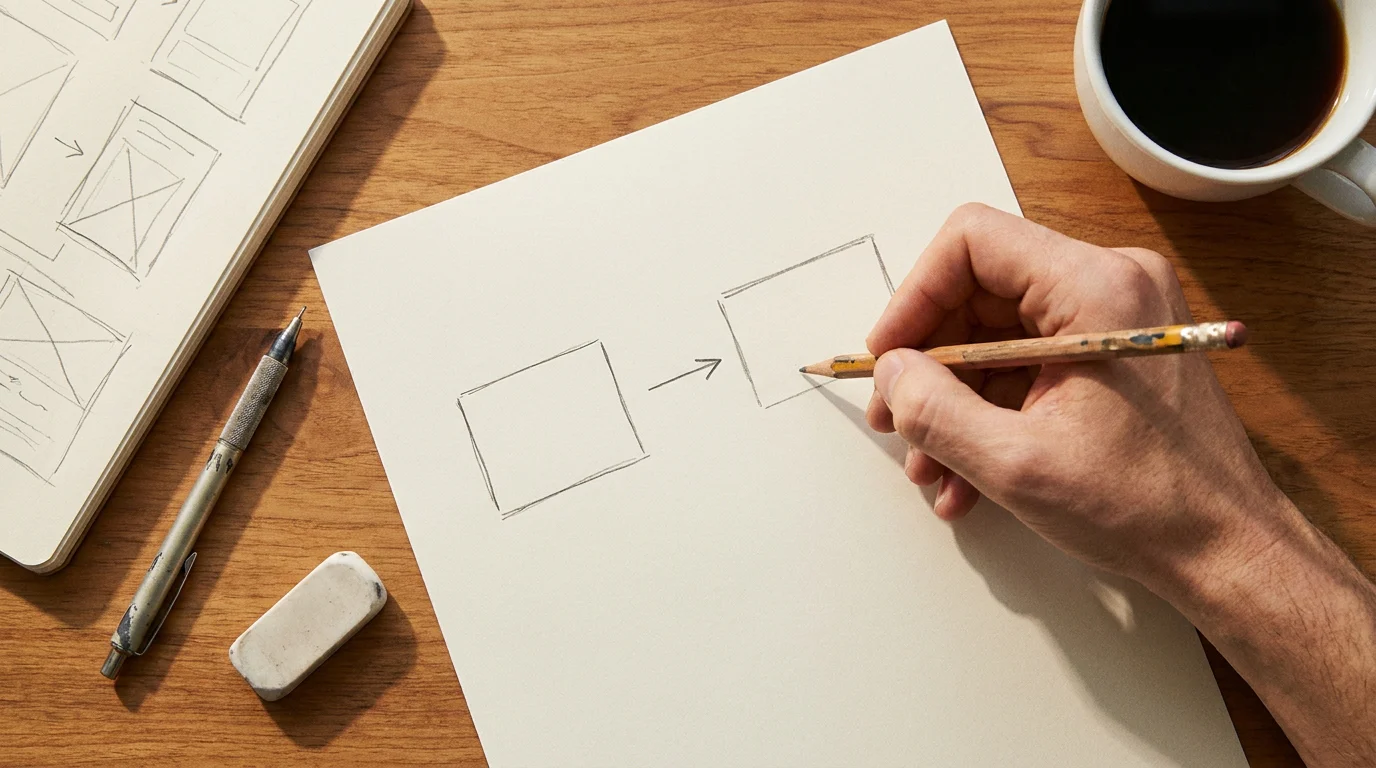 Analyst illustrates a fair-line no-vig adjustment with a hand-drawn diagram